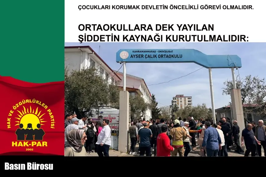 HAK-PAR: Çocukları korumak devletin öncelikli görevi olmalıdır