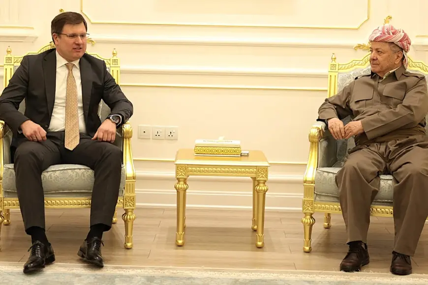 Başkan Barzani, Rusya'nın Erbil Başkonsolosu'nu kabul etti