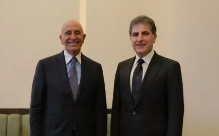 Neçirvan Barzani Tom Barrack ile görüştü