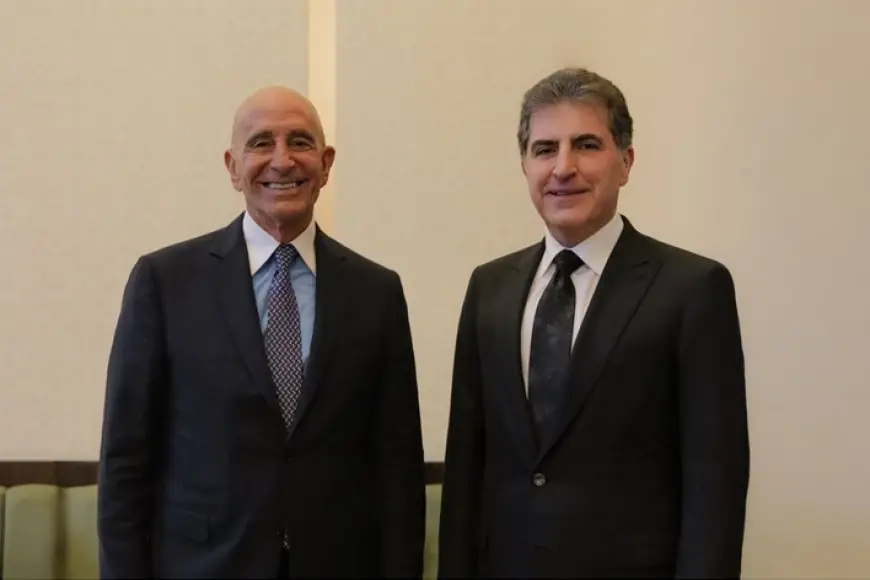 Neçirvan Barzani Tom Barrack ile görüştü