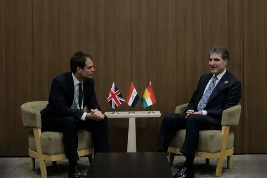 Neçirvan Barzani, İngiltere’nin Ortadoğu’dan Sorumlu Devlet Bakanı Falconer ile görüştü