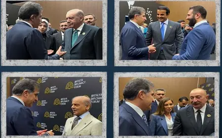 Antalya: Nêçîrvan Barzanî bi serok û serkirdeyên cîhanê re civiya