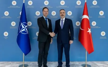 NATO Genel Sekreteri Ankara'da; Hakan Fidan'la görüştüler