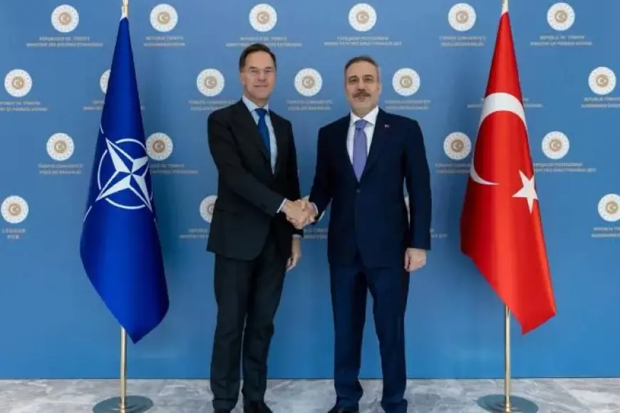 NATO Genel Sekreteri Ankara'da; Hakan Fidan'la görüştüler