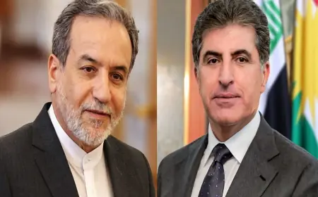 Neçivan Barzani ile Abbas Arakçi arasında görüşme