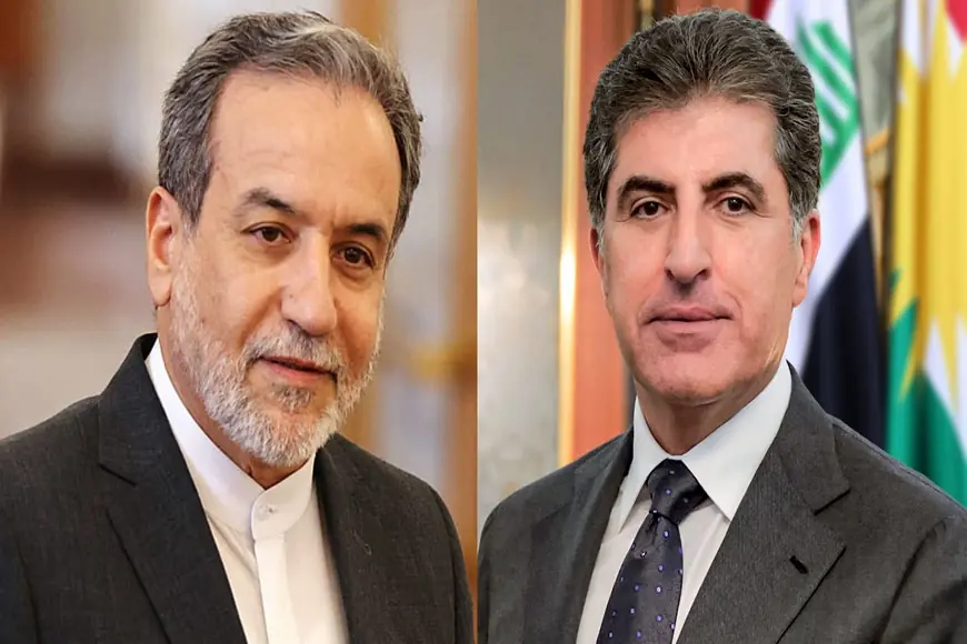Neçivan Barzani ile Abbas Arakçi arasında görüşme