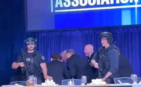 Trump’ın Katıldığı Yemekte Silah Sesleri