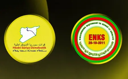 ENKS heyeti Mazlum Abdi ile görüştü