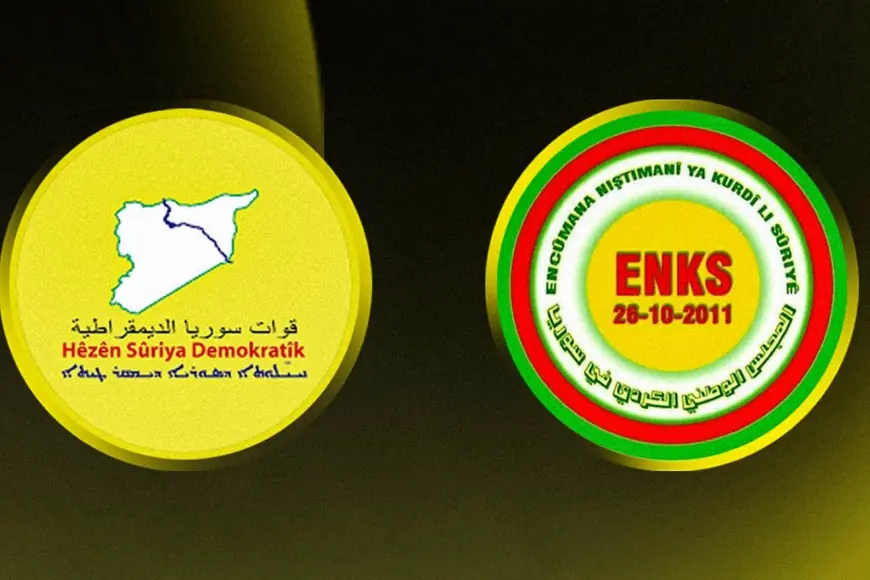 ENKS heyeti Mazlum Abdi ile görüştü