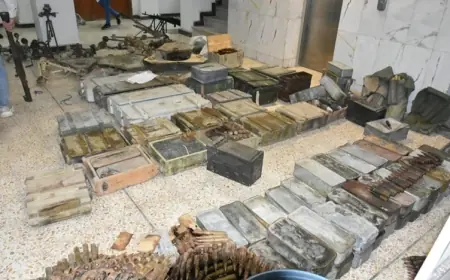 Bağdat’ta güvenlik operasyonu: 13 araç, çok sayıda silah ve mühimmat ele geçirildi