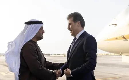Neçirvan Barzani’den BAE’ye Resmi Ziyaret