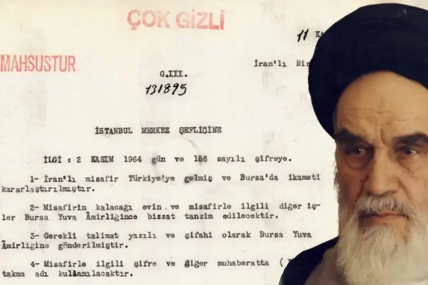 MİT, Humeyni'nin Türkiye'de yaşadığı belgeyi paylaştı