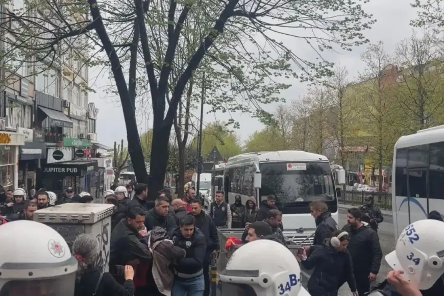 1 Mayıs: Taksim'e yürümek isteyen gruplara polis müdahale etti, çok sayıda gözaltı