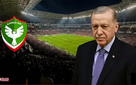 Erdoğan'dan Amedspor'a tebrik