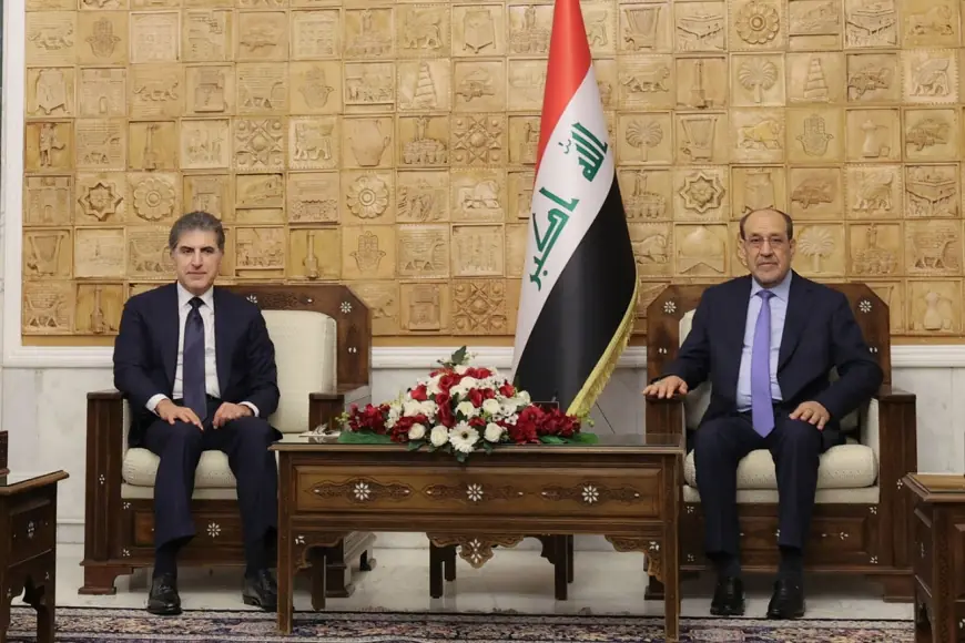 Neçirvan Barzani ve Nuri Maliki’den anayasal çözüm vurgusu