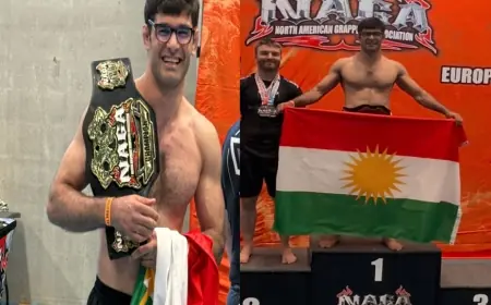 Kürt sporcu NAGA şampiyonu oldu