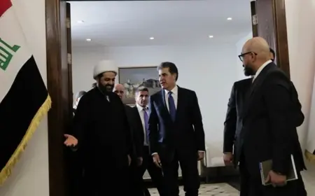 Neçirvan Barzani ile Kays Gazali görüştü