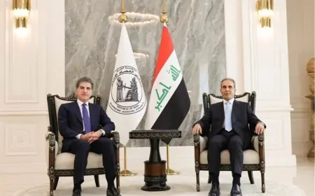 Neçirvan Barzani, Irak Yüksek Yargı Konseyi Başkanı Faik Zeydan ile görüştü