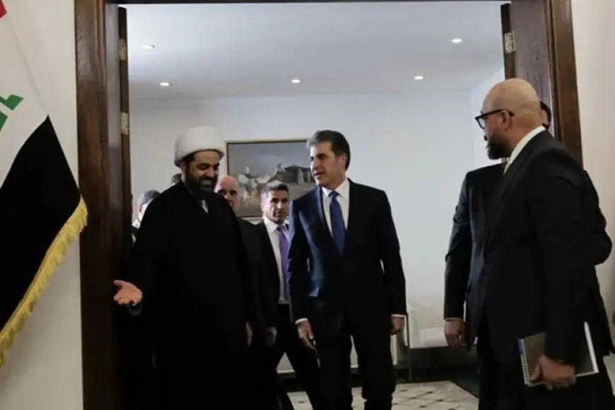 Neçirvan Barzani ile Kays Gazali görüştü