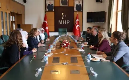 Barış Anneleri heyetinden MHP'ye ziyaret