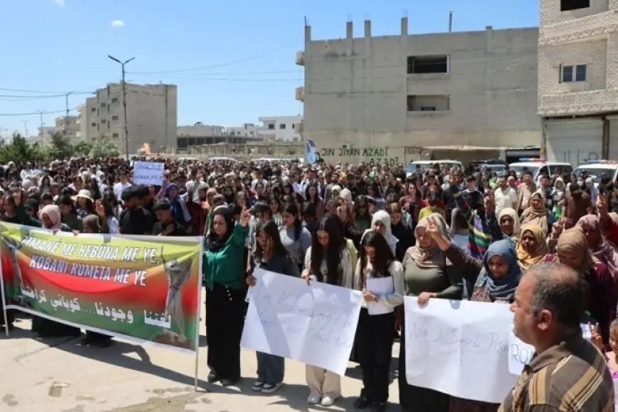 Kobani’de Araplaştırma protestosu: 'Buranın adı Ayn el-Arab değil'