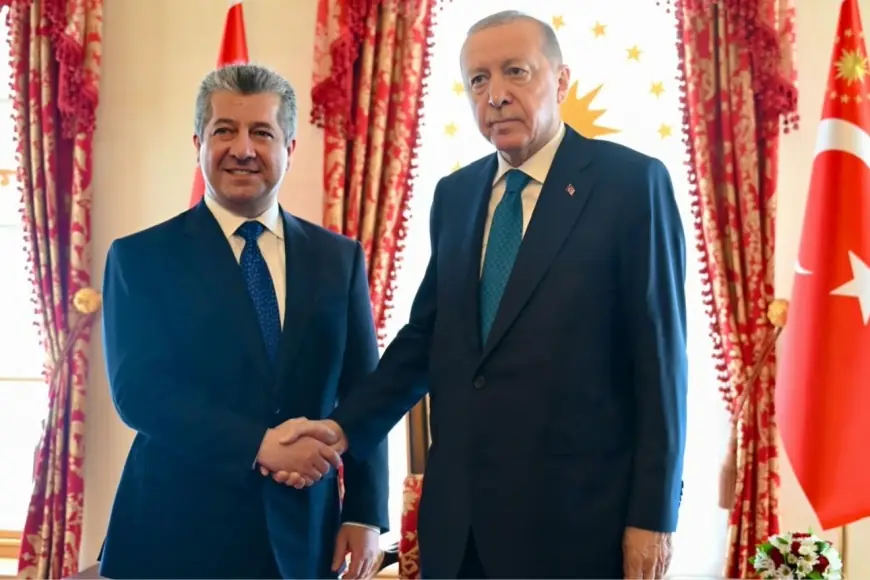 Mesrur Barzani ile Erdoğan bir araya geldi