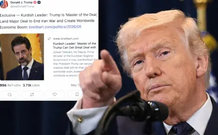 Trump’tan Kubad Talabani paylaşımı