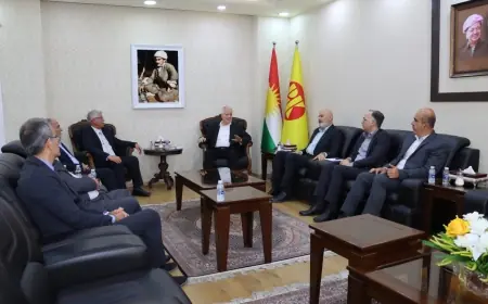 HAK ve Özgürlükler Partisi Heyeti Hewlêr’de KDP’yi Ziyaret Etti