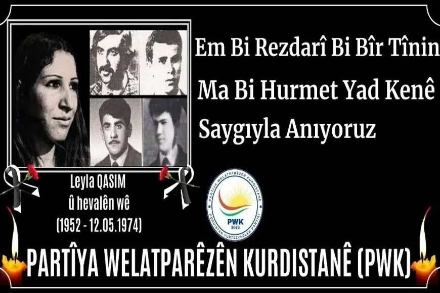 PWK: Leyla Kasım ve tüm Kürdistan şehitleri bizlerden ulusal birliğimizi örmemizi umut ediyorlar