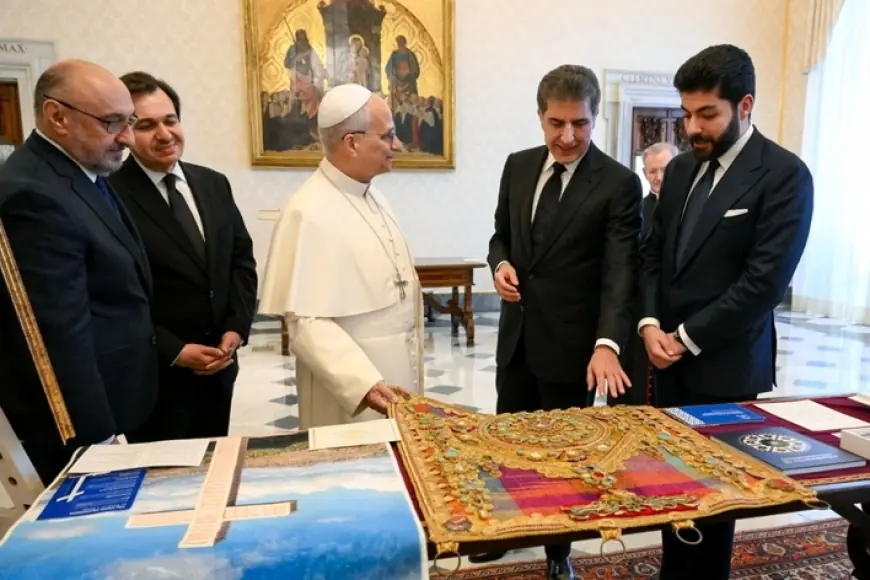 Neçirvan Barzani’den Papa XIV. Leo’ya Kürdistan Bölgesi daveti