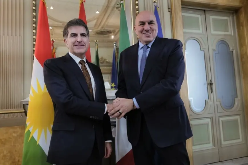 Başkan Neçirvan Barzani, İtalyan Savunma Bakanı ile görüştü