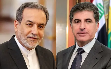 Neçirvan Barzani ve İran Dışişleri Bakan ile görüştü
