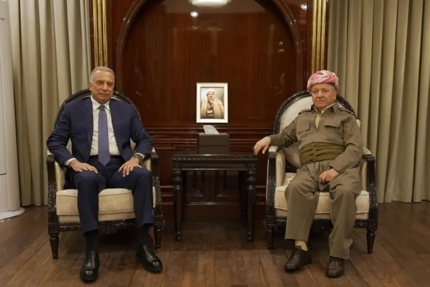 Başkan Barzani, Mustafa Kazımi’yi kabul etti