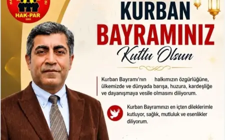 HAK-PAR'dan bayram mesajı