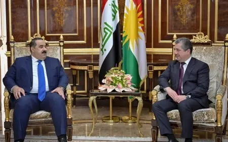 Mesrur Barzani Azm Koalisyonu lideri Musenna Samerrai’yi kabul etti