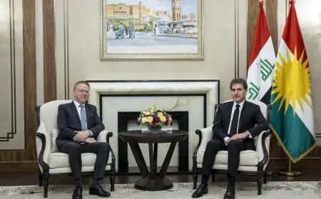 Neçirvan Barzani ve Fransız Temsilci Bölgesel Gelişmeleri Görüştü