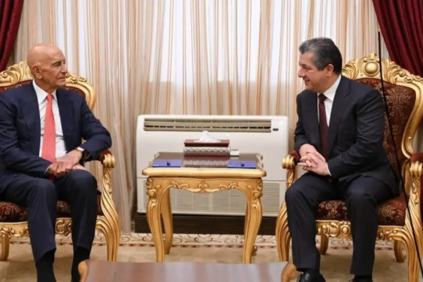 Mesrur Barzani'den Tom Barrack'a Tebrik Mesajı