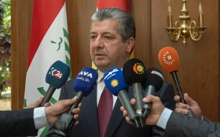 Mesrur Barzani: Irak ile ilişkileri geliştirmek ve ekonomiye destek olmak istiyoruz