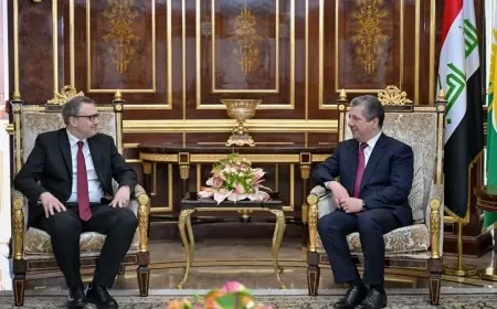 Mesrur Barzani Türkiye’nin Bağdat Büyükelçisini kabul etti