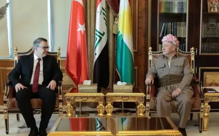 Başkan Barzani, Türkiye’nin Bağdat Büyükelçisi İnan’ı kabul etti