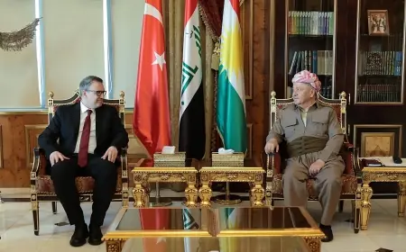 Başkanı Barzani, Türkiye'nin Irak Büyükelçisi ile Bölgesel Gelişmeleri Görüştü