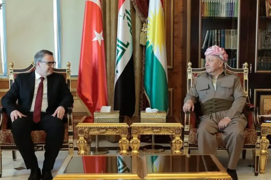 Başkan Barzani, Türkiye’nin Bağdat Büyükelçisi İnan’ı kabul etti