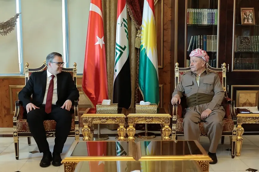 Başkanı Barzani, Türkiye'nin Irak Büyükelçisi ile Bölgesel Gelişmeleri Görüştü