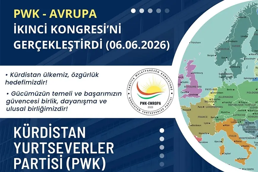 PWK-Avrupa İkinci Kongresini Gerçekleştirdi