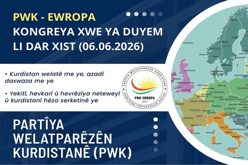 PWK-Ewropa kongra xwe ya duyem lı dar xıst