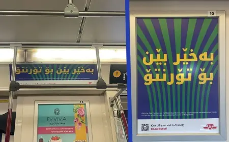 Kanada’nın en büyük kentinde Kürtçe tabelalar: Bi xêr bên