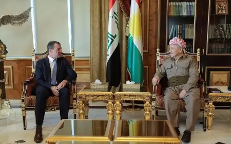 Başkan Barzani, Fransa’nın Erbil Konsolosu ile Görüştü