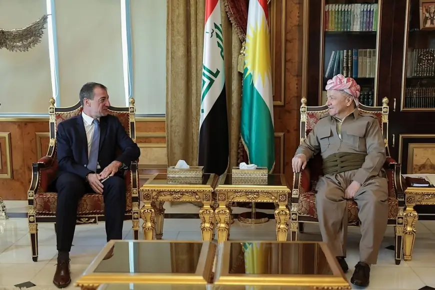 Başkan Barzani, Fransa’nın Erbil Konsolosu ile Görüştü