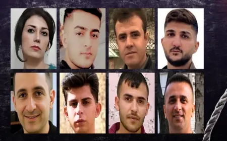 İran'da 8 Kürt siyasi mahkum idam riskiyle karşı karşıya