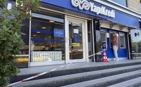 Esenyurt'ta Yapı Kredi Bankası şubesine silahlı saldırı